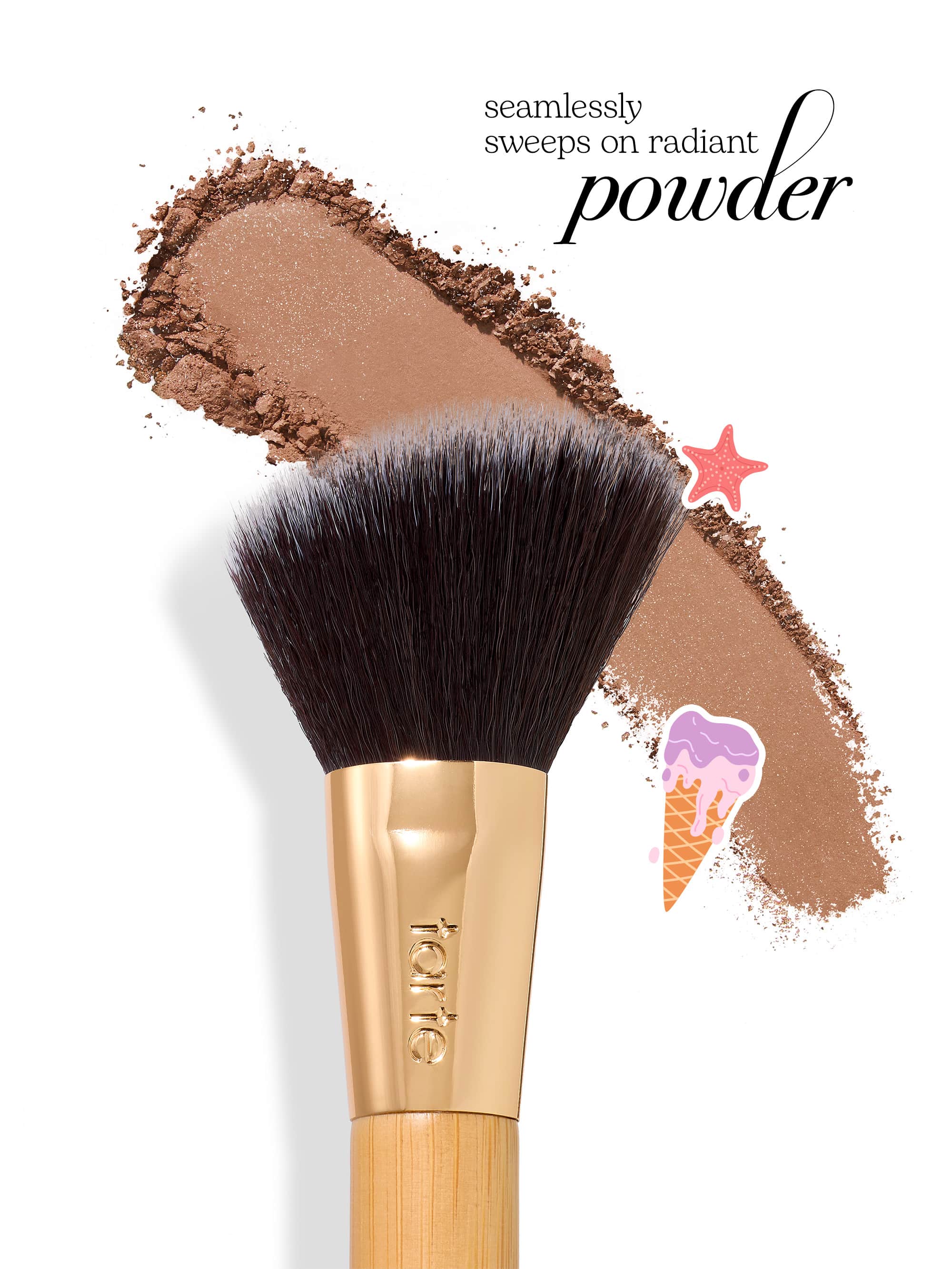 double-ended cream & powder bronzer brush - Image 5