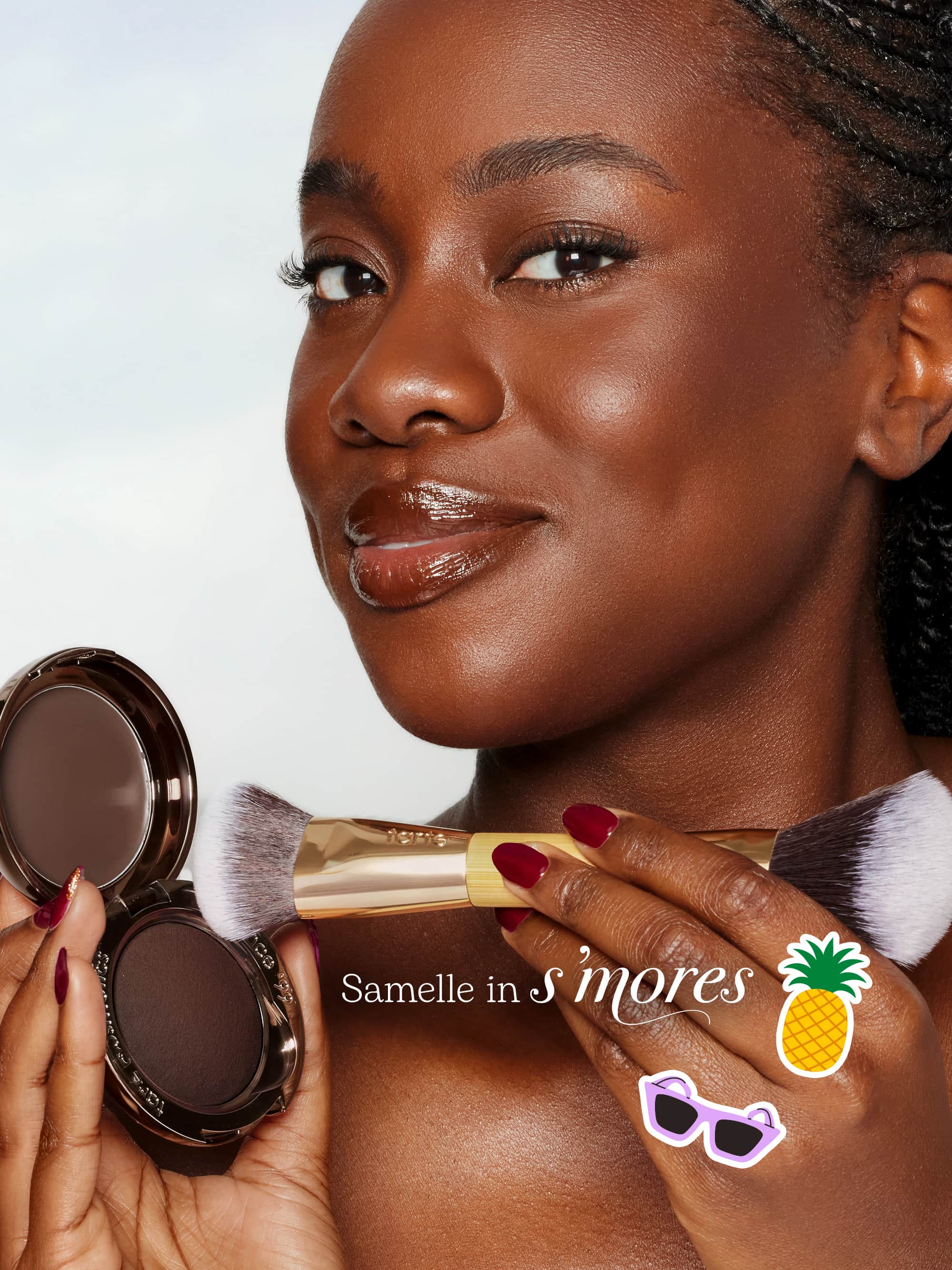 double-ended cream & powder bronzer brush - Image 7