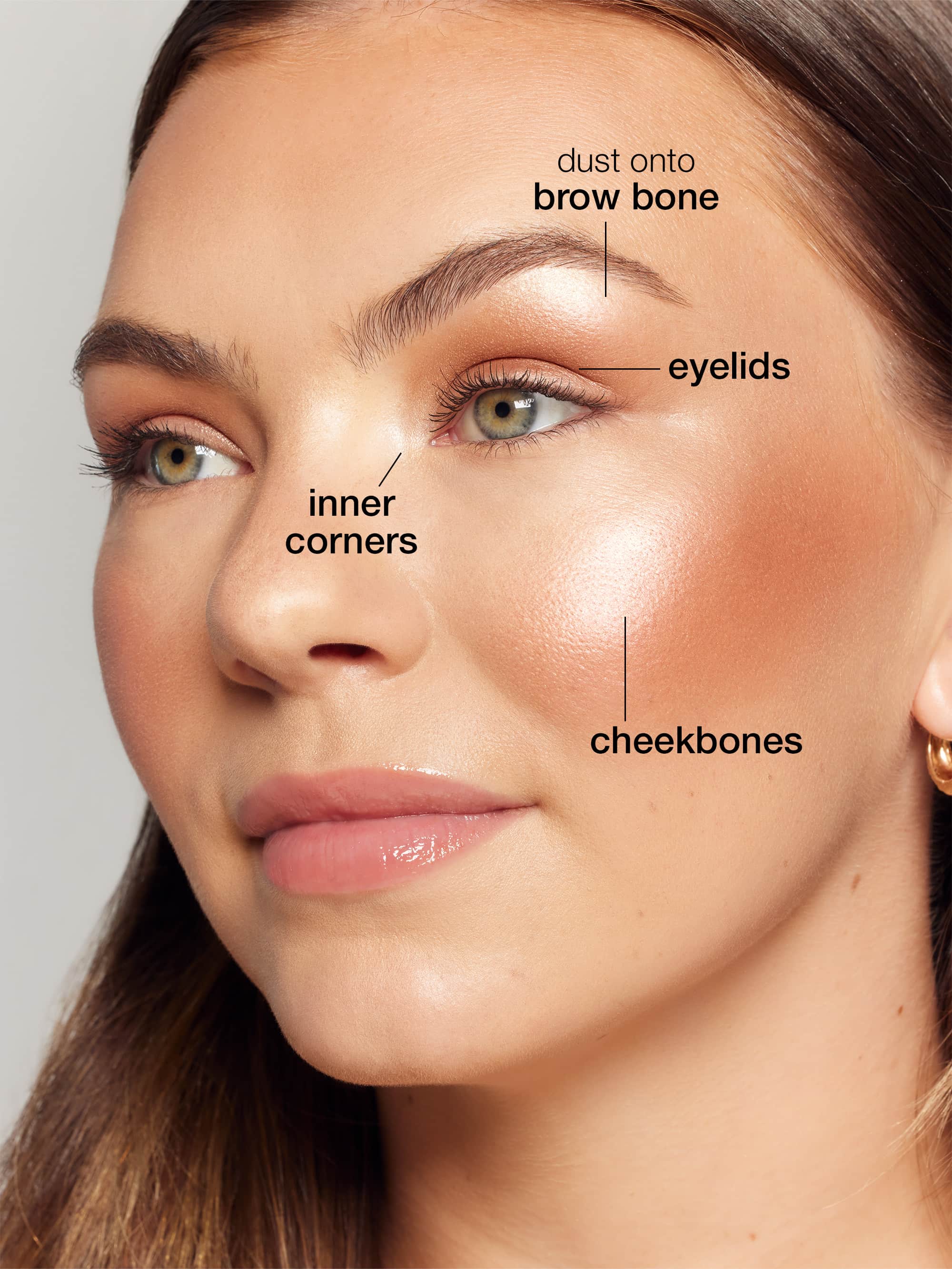 glow wardrobe highlighting eye & cheek palette - Image 4