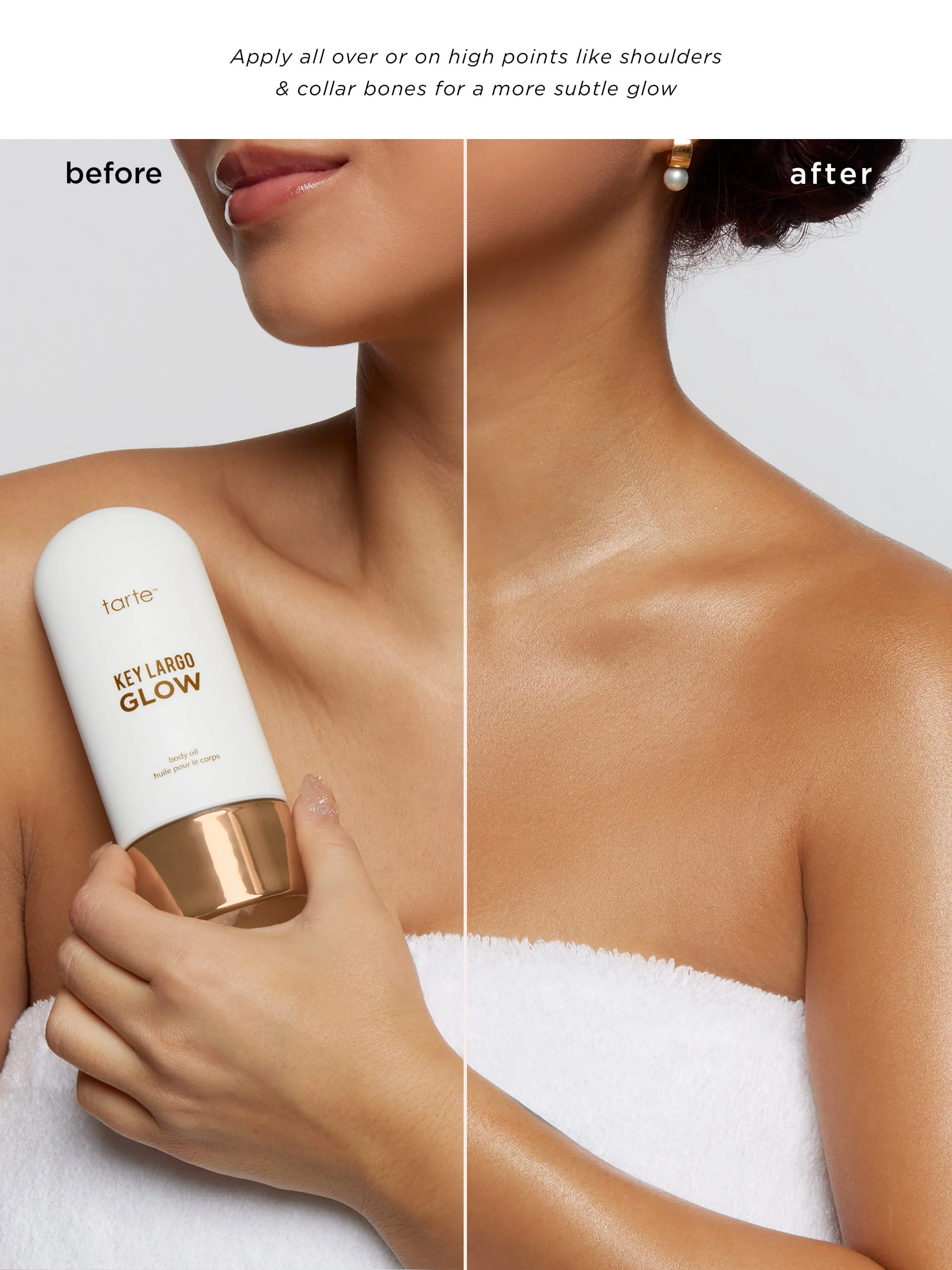 Key Largo GLOW body oil & kabuki body brush duo - Image 4