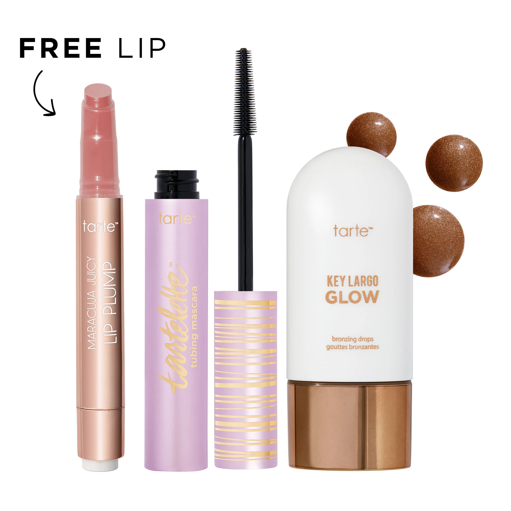 tarte™ maracuja juicy lip plump, tubing mascara and bronzing drops - Image 8
