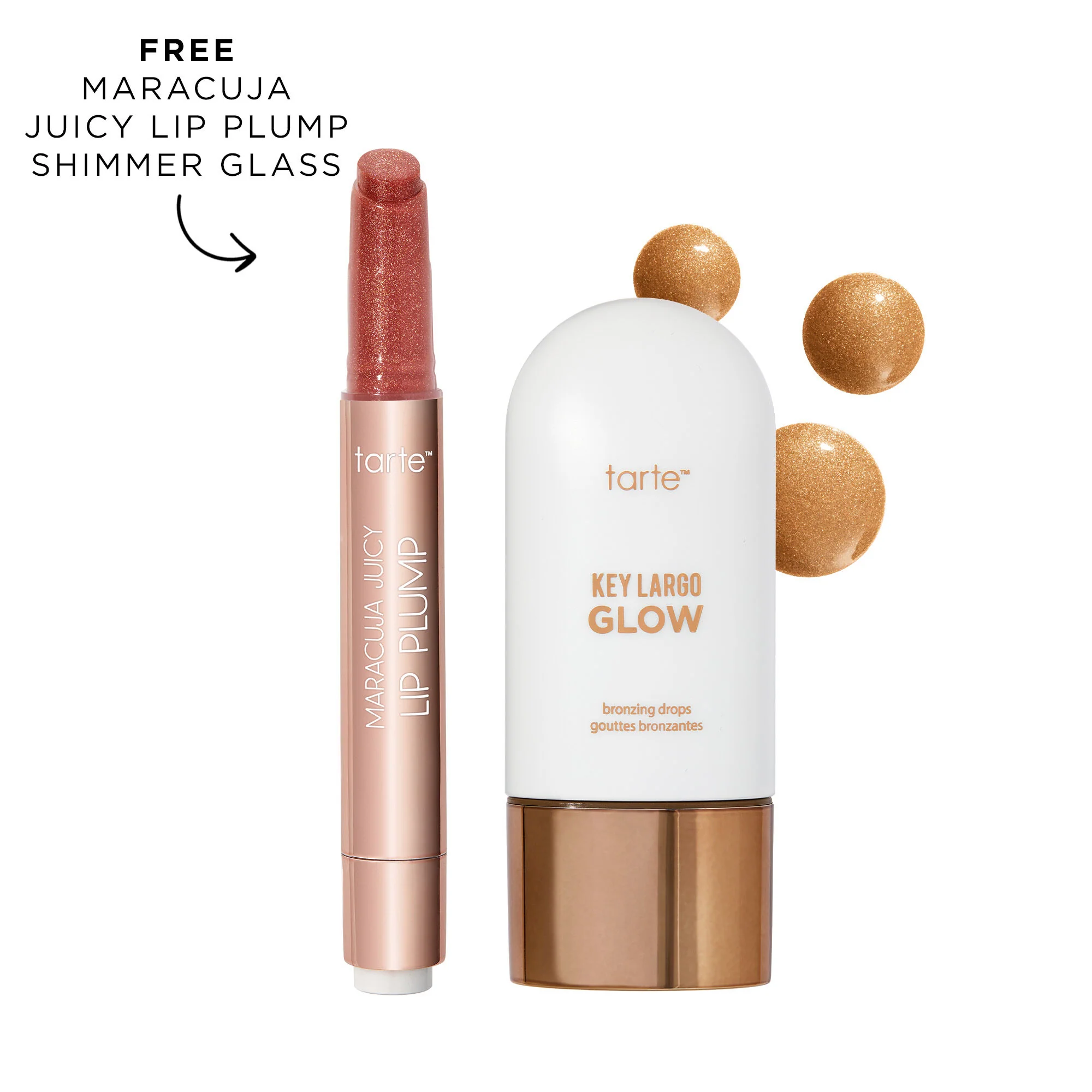tarte™ maracuja juicy shimmer plump and bronzing drops - Image 5